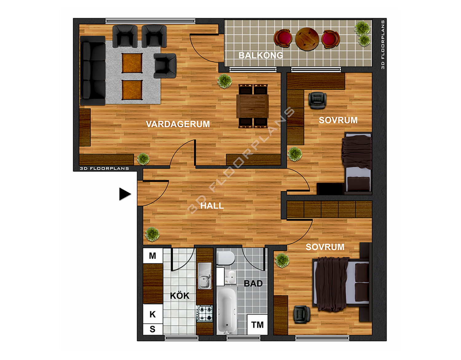 3DFloorplans - Home Miami